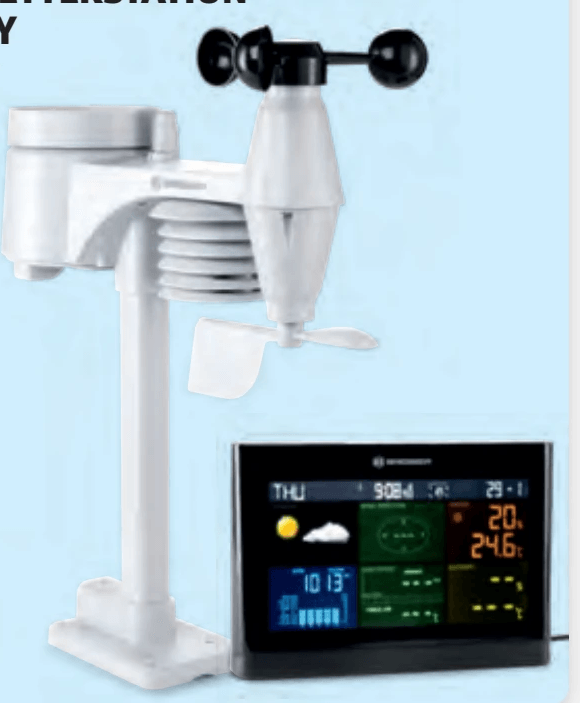 5in1 Comfort Wetterstation mit Farbdisplay Bresser Angebot bei Hofer