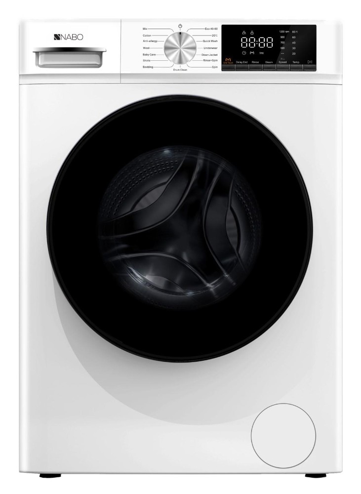 NABO Waschmaschine 7 kg 7 kg Fassungsvermögen, 1.200 U/min, 15 Programme, Maße: H 84,5 x B 60 x T 46,5 cm, Mod.Nr.: WM1070 Angebot bei Interspar