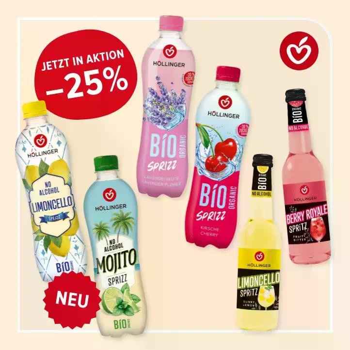 Höllinger Bio-Limonade 0,33 Liter Angebot bei Maximarkt