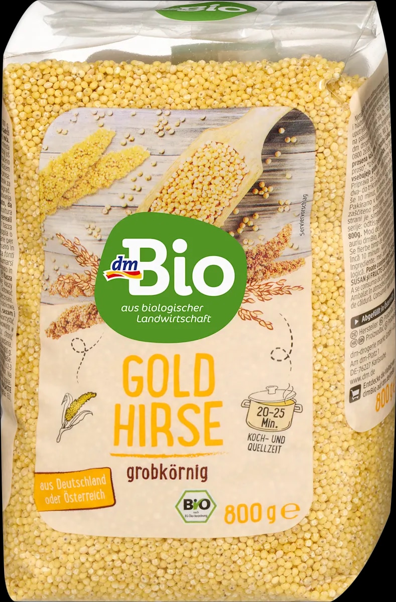 dmBio Goldhirse grobkörnig 800 g Angebot bei Dm