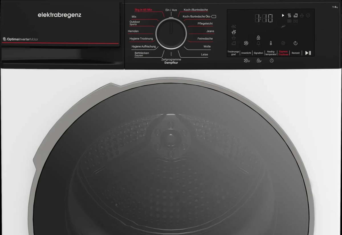 elektrabregenz Wärmepumpentrockner TKFXB4302H 8 kg Angebot bei Expert