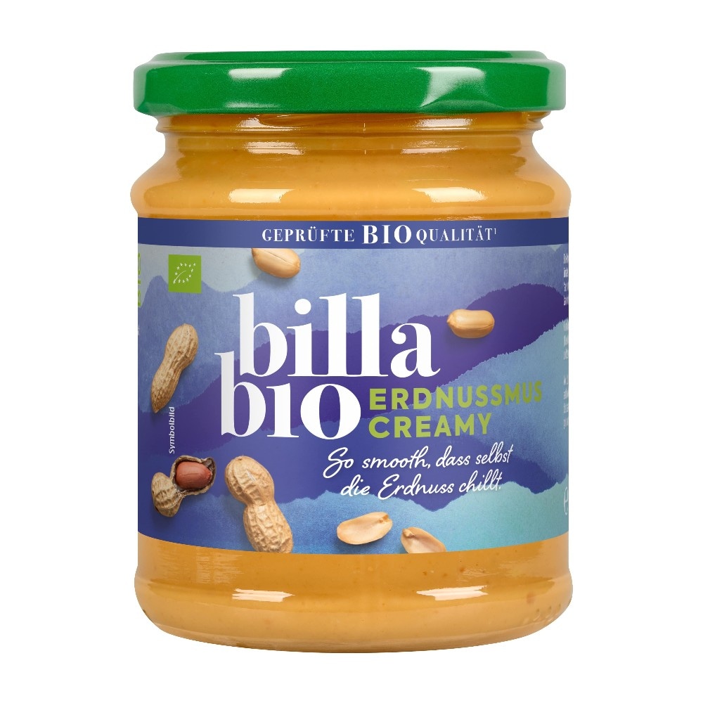 Billa Bio Erdnussmus 250 g Glas Angebot bei Billa Plus