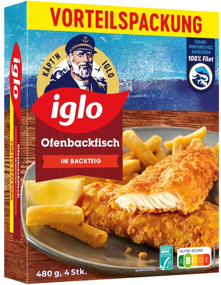 Iglo Ofenbackfisch 480 g Angebot bei Penny