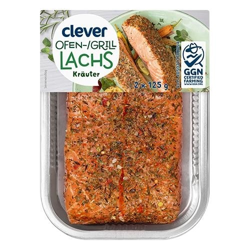 Ofen-/Grill Lachs Kräuter 250 g clever Angebot bei Billa