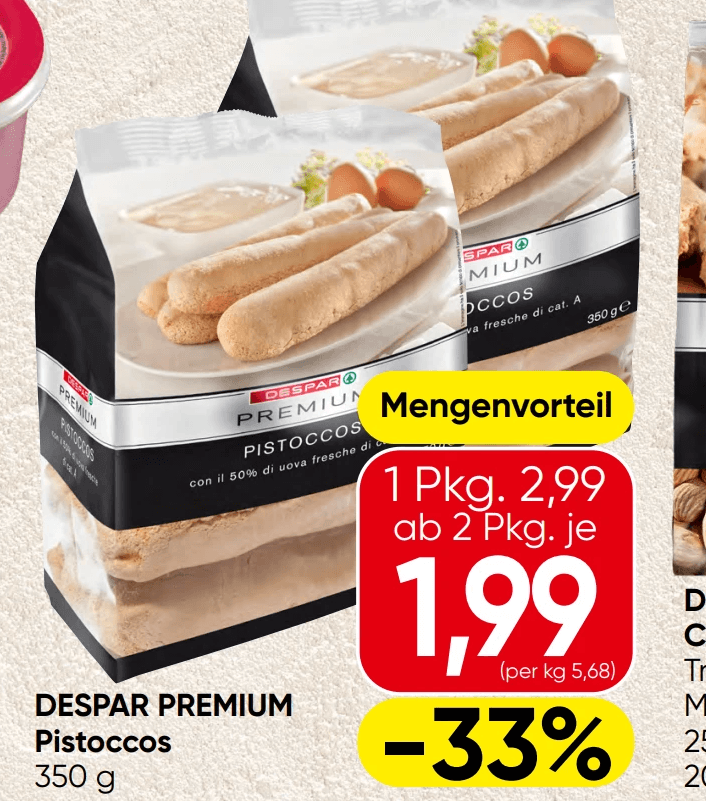 DESPAR Premium Pistoccos 350 g Angebot bei Spar