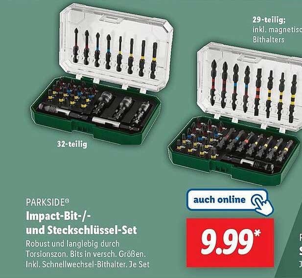 Bitset Impact 31-teilig PARKSIDE Angebot bei Lidl