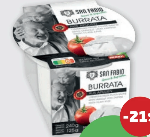 San Fabio Burrata 125 g Angebot bei Penny