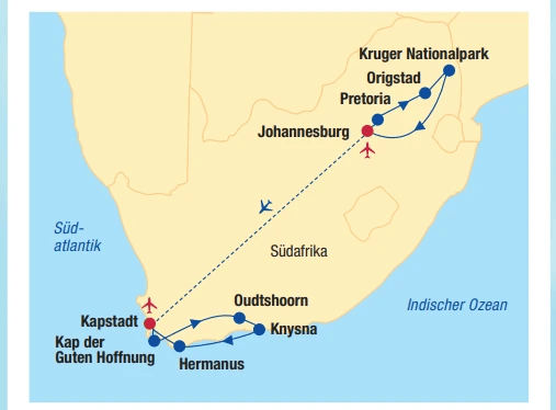 SÜDAFRIKA Vom Kruger Nationalpark zum Tafelberg 12 Nächte & Flug BILLA Reisen Angebot bei Billa Reisen