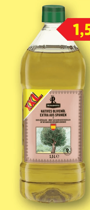 Primadonna Natives Olivenöl extra 1,5 l Angebot bei Lidl