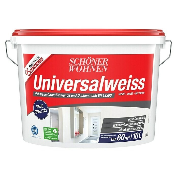 Universalweiss 10 l SCHÖNER WOHNEN Angebot bei Bauhaus