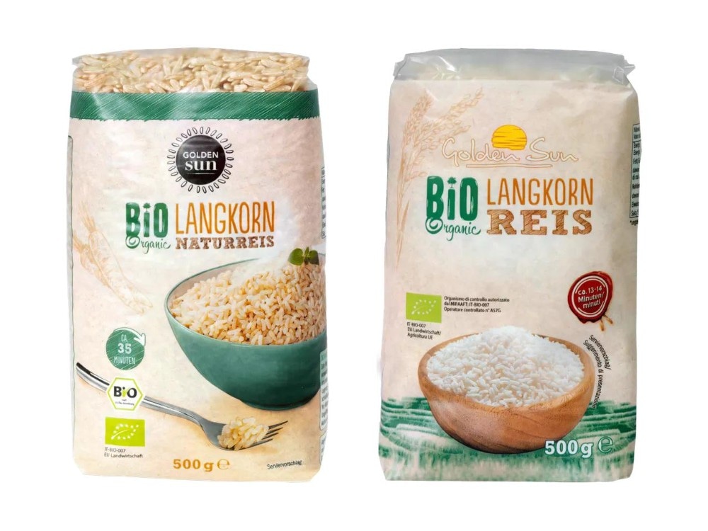 Golden Sun Bio Langkorn- oder Natur-Reis 500 g Angebot bei Lidl