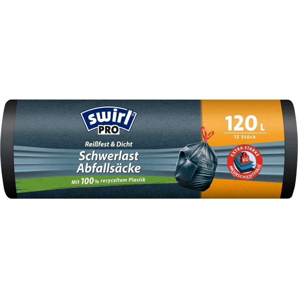 Swirl Profi Schwerlastsäcke 12 Stück, 120 Liter Angebot bei Interspar