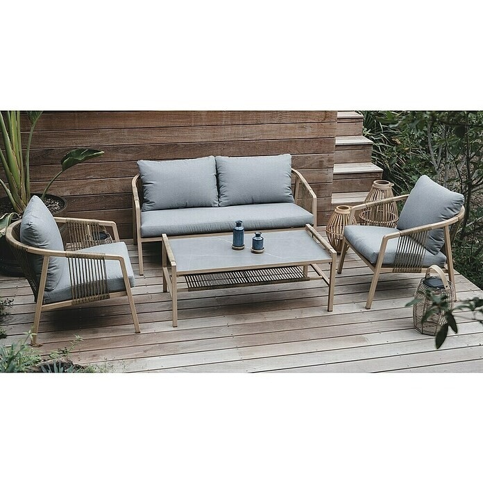 Loungemöbel-Set CREADOR KANTO 4-teilig Angebot bei Bauhaus