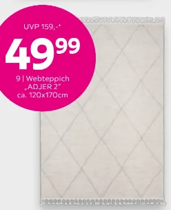Webteppich Alder 2 ca. 120x170 cm Angebot bei Mömax