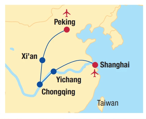 CHINA Rundreise mit Yangtze-Flusskreuzfahrt 11 Nächte Angebot bei Billa Reisen