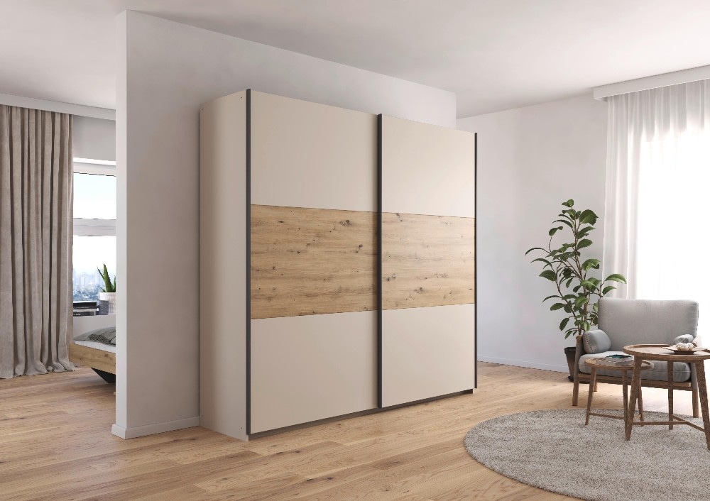 Schwebetürenschrank „ELLMAU“ ca. 218x210x59 cm Angebot bei Mömax