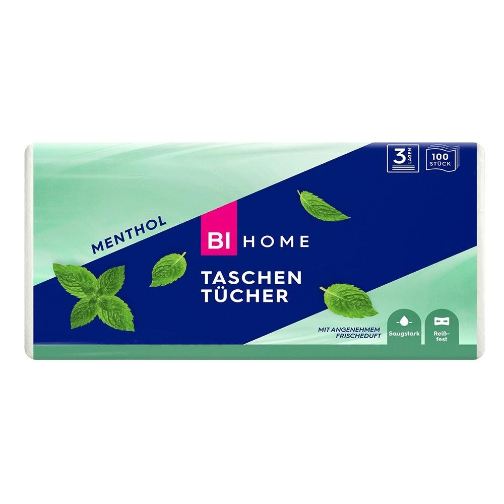 BI HOME Taschentücher Menthol 100 Stück Angebot bei Bipa