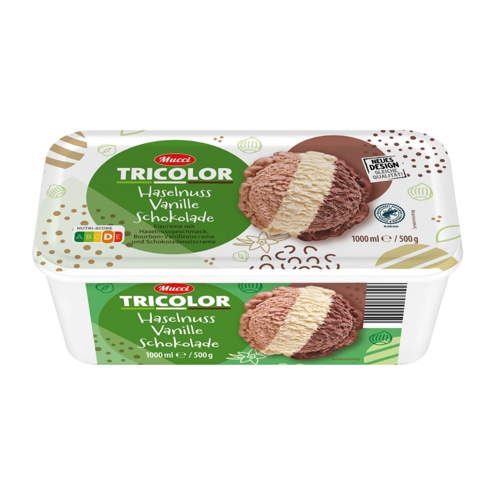 Eisschale Tricolor 1 l Mucci Angebot bei Hofer