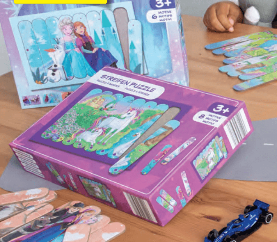 Streifen-Puzzle Angebot bei Hofer