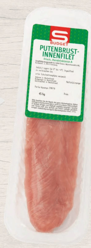 Puteninnenfilet 1 Stück im Ganzen S-Budget Angebot bei Spar