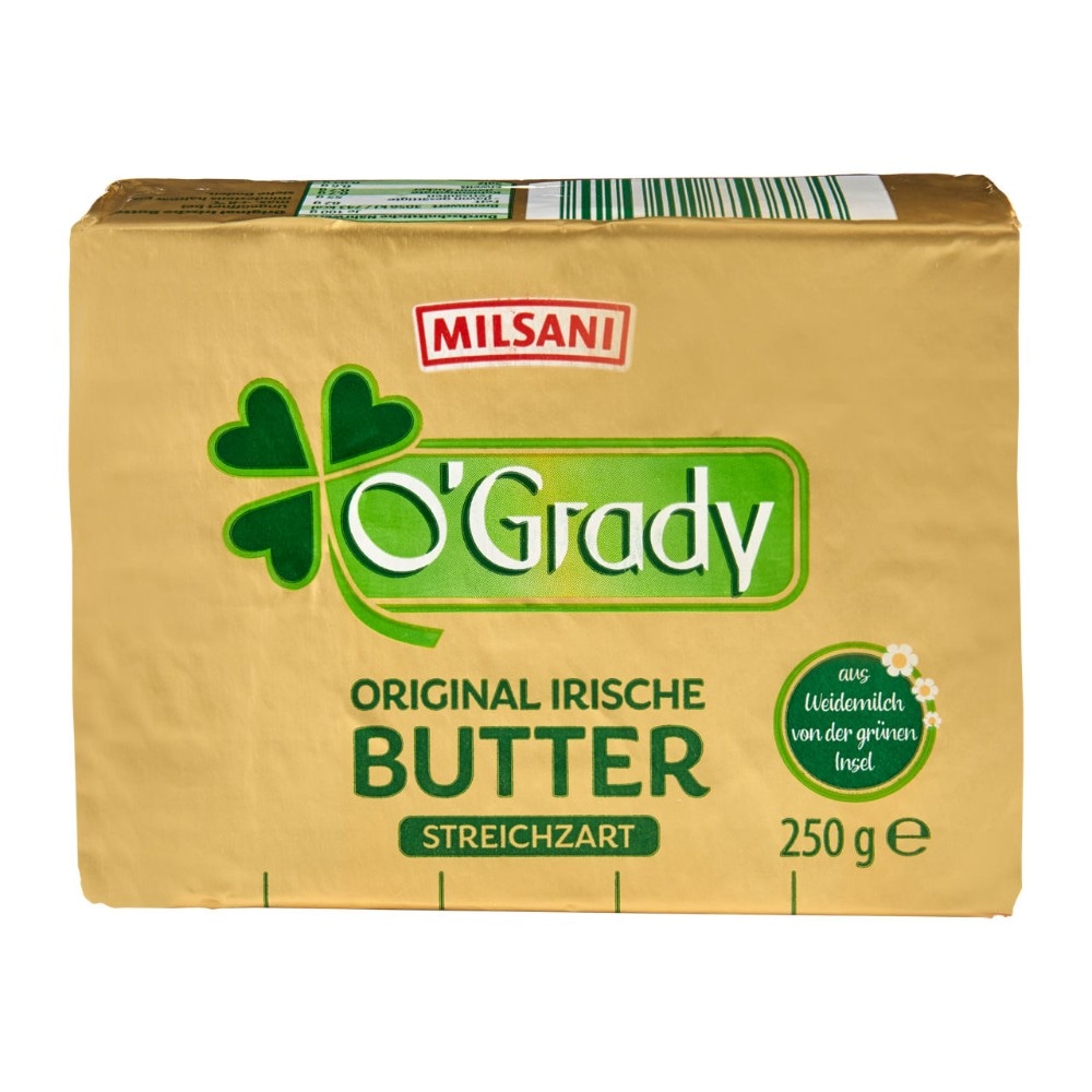 Milsani Irische Butter 250 g Angebot bei Hofer