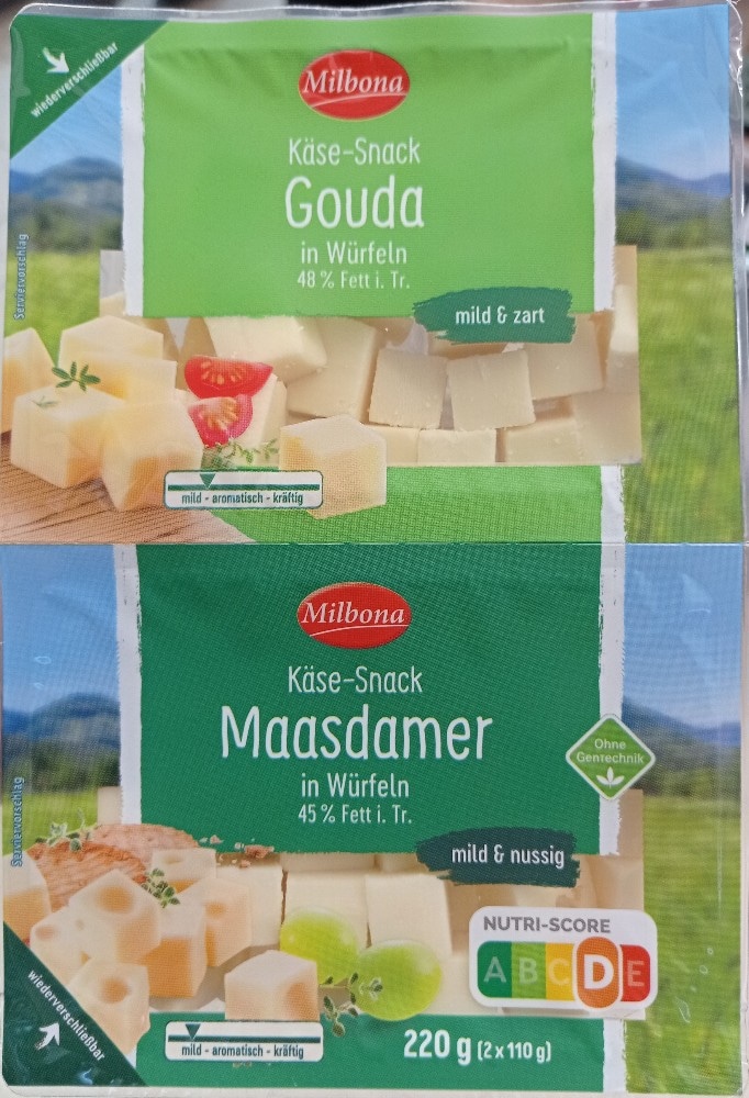 Milbona Käse-Snack 220 g Angebot bei Lidl