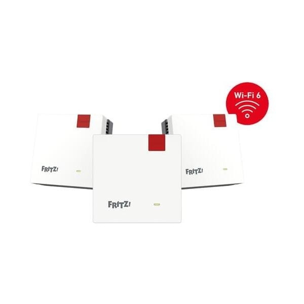FRITZ!Repeater 1200 AX + Slim-Ethernet-Kabel FRITZ!Mesh Set 1600 3er Angebot bei Expert