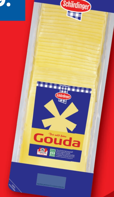 Gouda in Scheiben 750 g Schärdinger Angebot bei Lidl