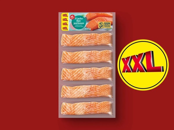 Lachsfilets 6x 120 g Angebot bei Lidl
