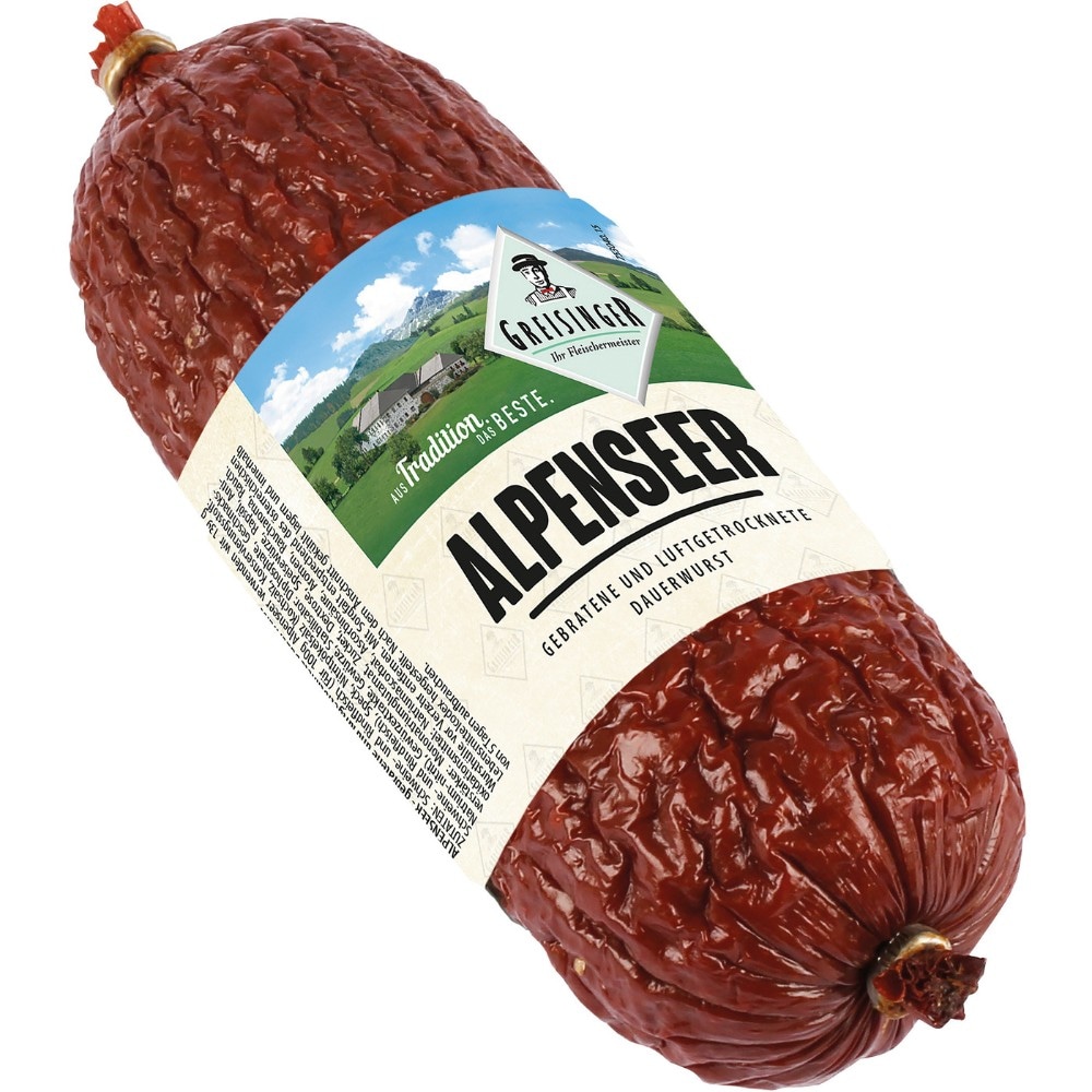 Alpenseer oder Jausenwurst 600 g oder 650 g Stange Greisinger Angebot bei Maximarkt