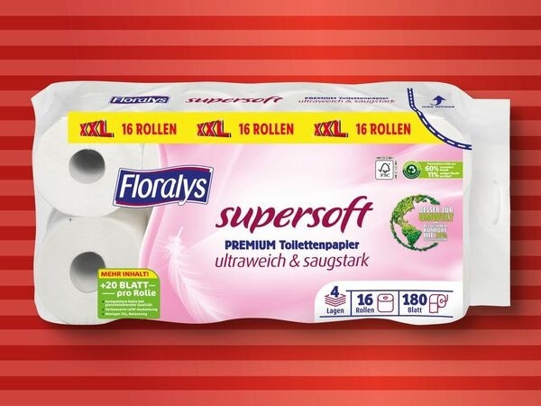 Toilettenpapier 16x 180 Blatt Angebot bei Lidl