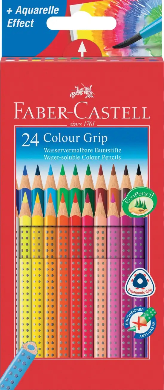 Buntstifte Grip 24 Stück FABER-CASTELL Angebot bei Maximarkt