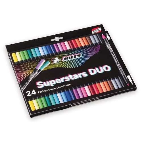 JOLLY Superstars DUO Fasermaler 24er-Etui Angebot bei Maximarkt