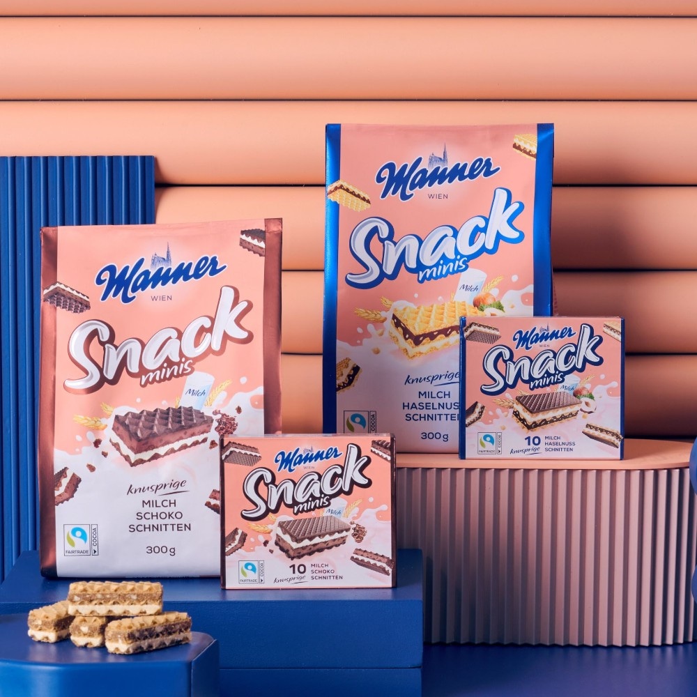 Manner Neapolitaner, Schoko Brownies, Fruchtschnitten, Vollkornschnitten oder Snack Minis 3er, 225 g - 300 g Angebot bei Maximarkt