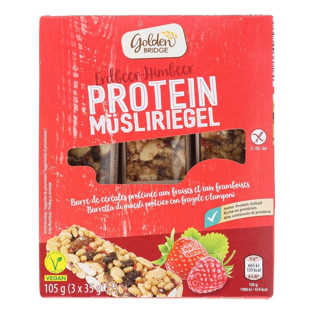 Protein Müsliriegel 3 x 35 g GOLDEN BRIDGE Angebot bei Hofer