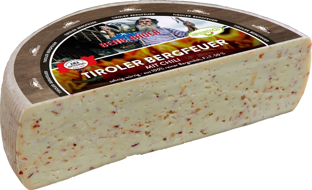 Bergbauer Bergfeuer Chilikäse 200 g Angebot bei Spar