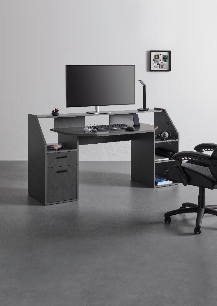 Gamingtisch „ZOCKER 1“ ca. 180x92x68 cm Angebot bei Mömax
