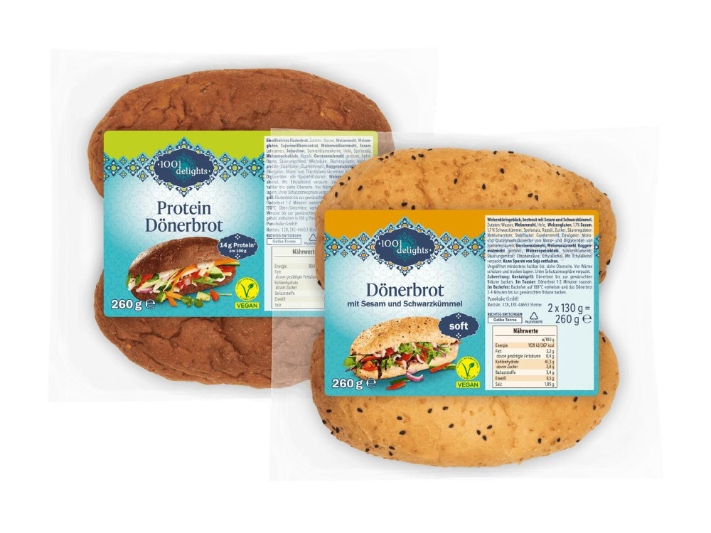 1001 DELIGHTS Dönertasche 260 g Angebot bei Lidl