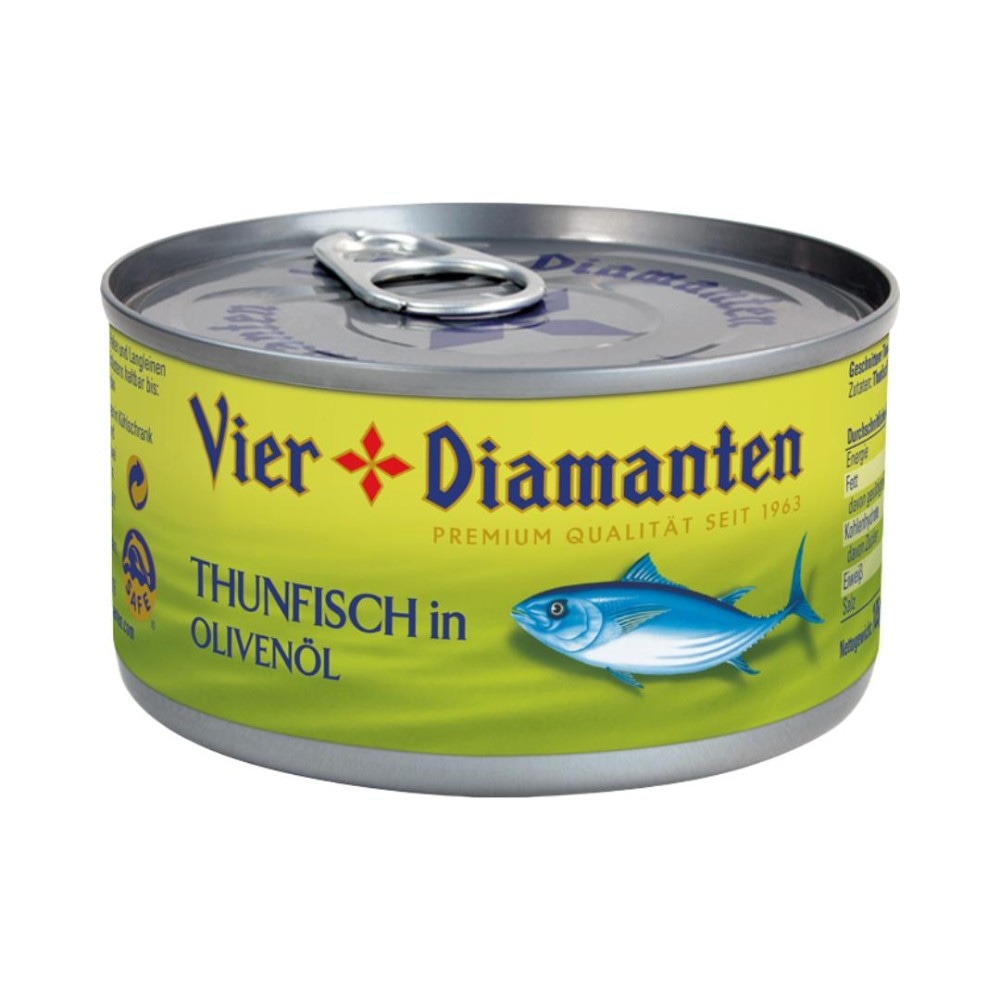 Vier Diamanten Thunfisch 185 g Angebot bei Penny