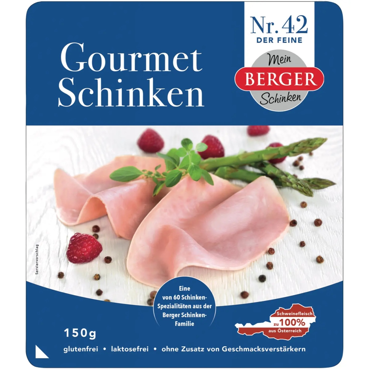 Berger Gourmet oder Knusper Schinken geschnitten 150 g Angebot bei Spar