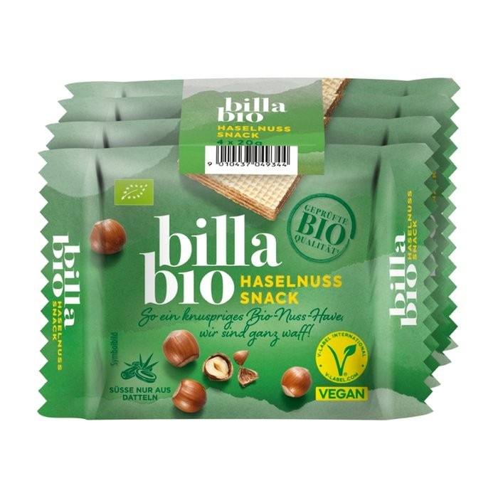 BILLA Bio Haselnuss-Snack 4x20 g Packung Angebot bei Billa