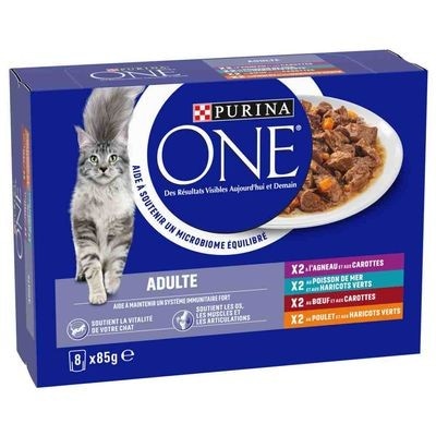 Purina One Katzennahrung 8 x 85-g-Packung Angebot bei Interspar