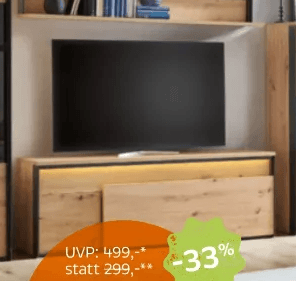 TV-Element ca. 155/55/41cm HOM'IN Angebot bei XXXLutz