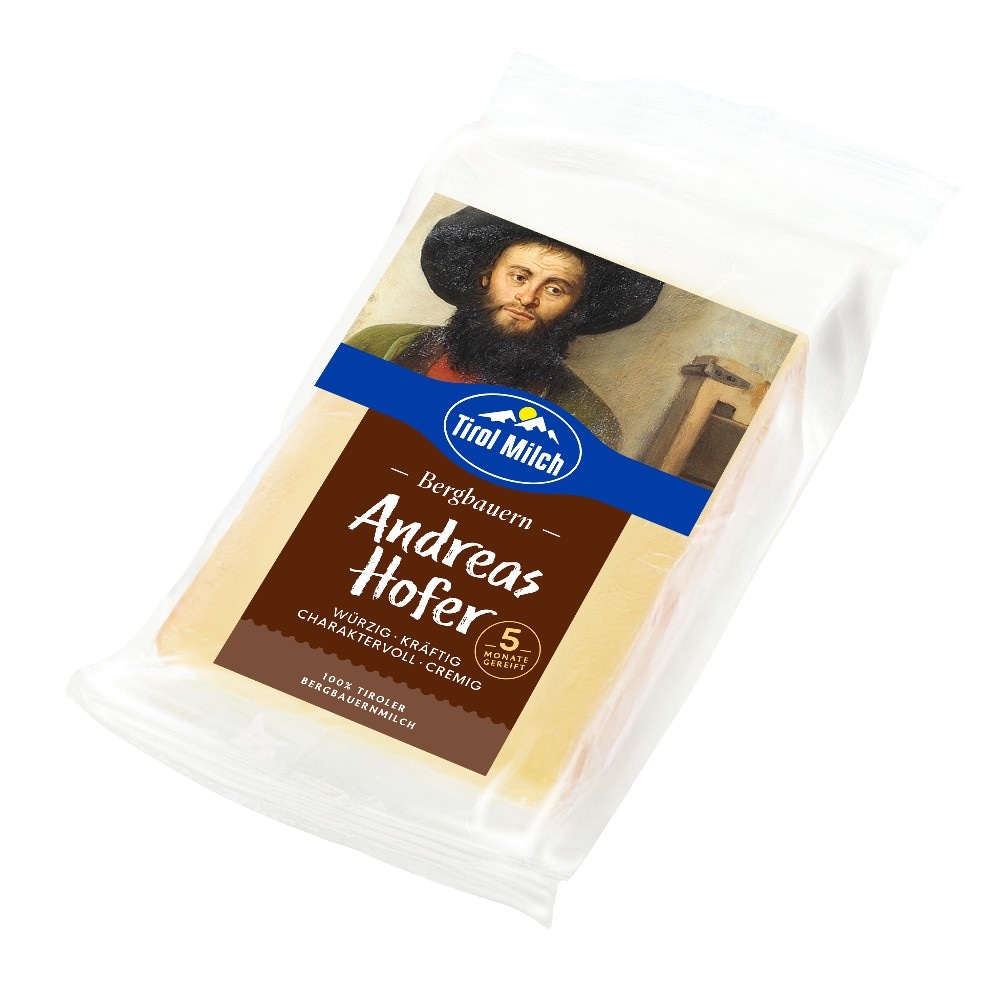 Andreas Hofer Bergkäse 200 g Tirol Milch Angebot bei MPREIS