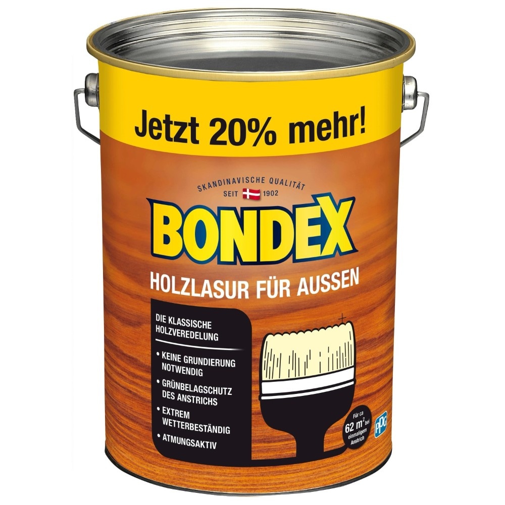 Holzlasur für Außen 4 l BONDEX Angebot bei Bauhaus