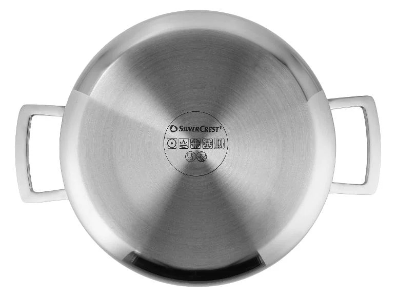 SilverCrest Edelstahl Topf Ø 24 cm Angebot bei Lidl