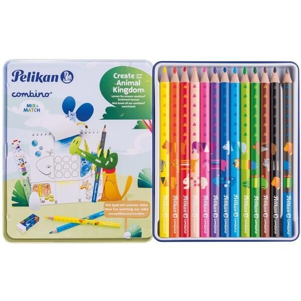 combino® Dreikant-Buntstifte 12 Stk. PELIKAN Angebot bei Müller