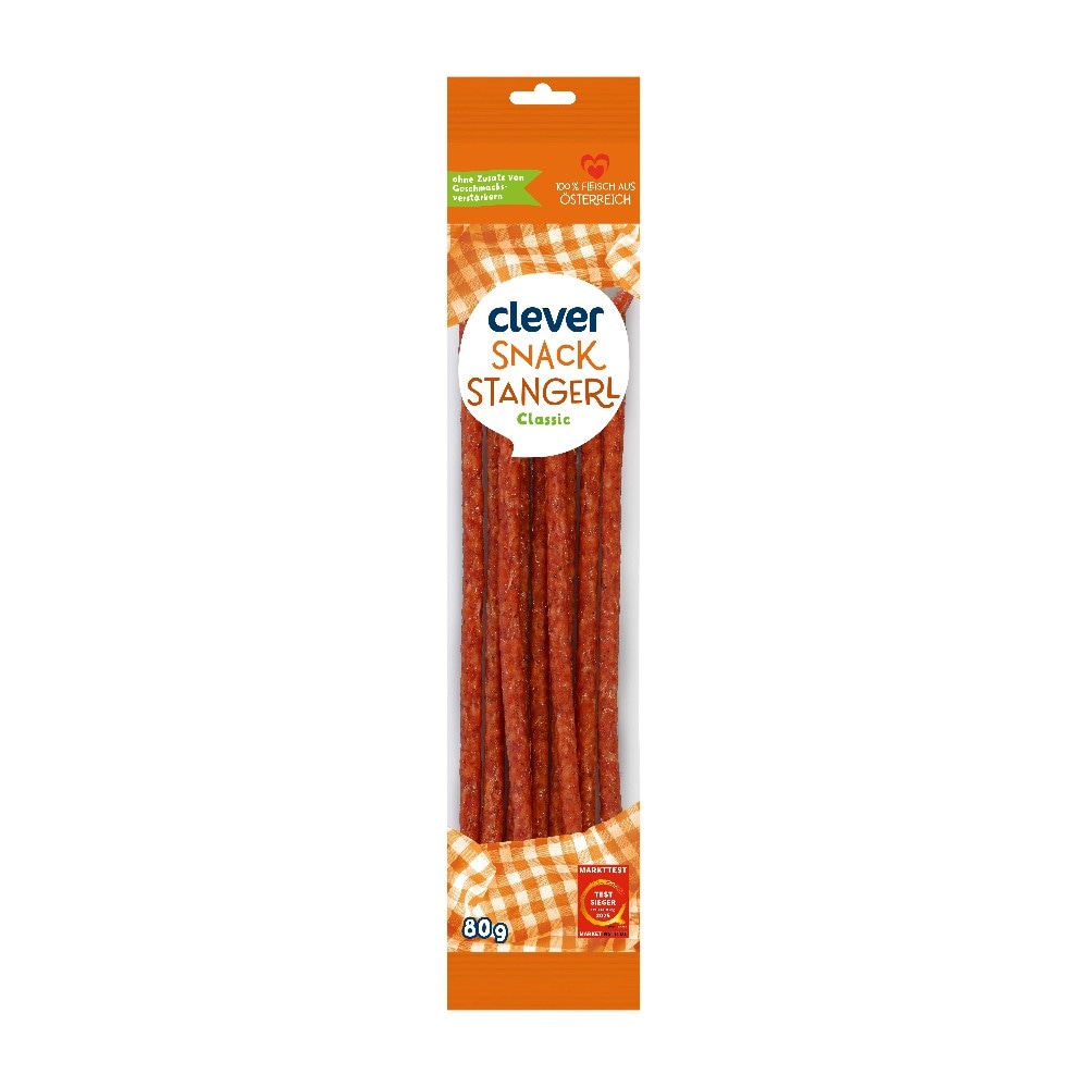 clever Snackstangerl Classic 80 g Angebot bei Billa
