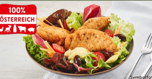 Steirischer Backhendlsalat Angebot bei Interspar