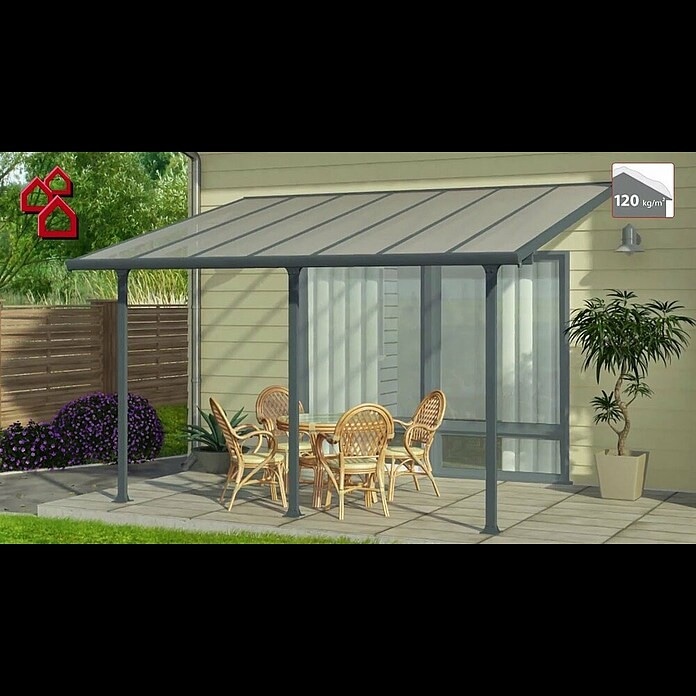 Terrassenüberdachung TUSCANY B x T: 546 x 300 cm Angebot bei Bauhaus